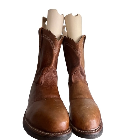 Red Wing Shoes Tan Leather Boots, size 10D main image 4